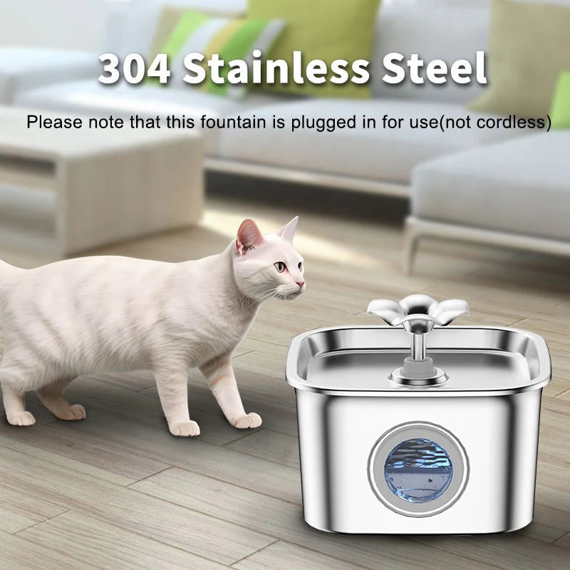 Elevate Your Pet's Hydration with the HEYBO Automatic Water Fountain - Perfect for Multiple Pets!