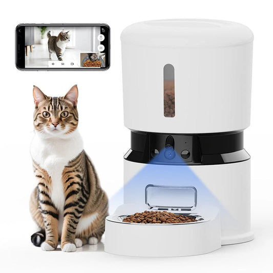 Revolutionize Your Pet Care with the HEYBO Automatic Feeder & Camera - Control Feeding from Anywhere!