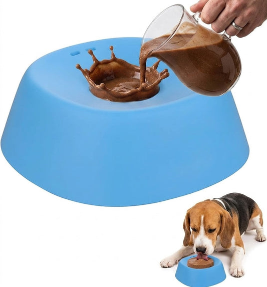 Lick-a-Ball Slow Feeder Dog Bowl